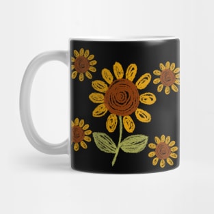 Sunflower School Class Vintage Minimalist Positive Mug